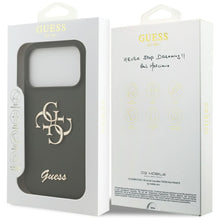 Заредете изображение във визуализатора на галерията – GUESS case for IPHONE 17 Pro GUHCP17LSC4GSMA (Silicone W/ Big 4G Script) khaki
