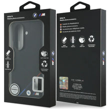 Заредете изображение във визуализатора на галерията – BMW case for SAMSUNG GALAXY Z FOLD 8 ULTRA compatibile with MagSafe (Leather Perforated Tricolor Stripe Metal Logos) black
