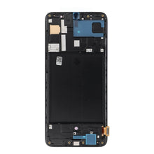 Заредете изображение във визуализатора на галерията – REWA lcd display for SAMSUNG A70 OLED black with frame
