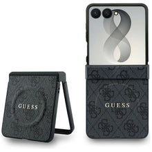 Заредете изображение във визуализатора на галерията – GUESS case for SAMSUNG GALAXY Z FLIP 8 compatible with MagSafe (4G Classic) black
