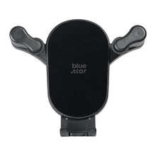 Заредете изображение във визуализатора на галерията – Gravity car holder BLUE STAR Black Mirror windshield mount black
