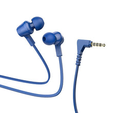 Заредете изображение във визуализатора на галерията – HOCO wire earphones Jack 3,5 mm with microphone M86 blue
