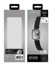 Заредете изображение във визуализатора на галерията – Amazing Thing Band Titan Sport Band TSP49BK for Apple Watch 49/45 black
