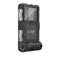 Заредете изображение във визуализатора на галерията – Tech-Protect Waterproof Case waterproof IPX8 for smartphones 4.7-6.7" - black
