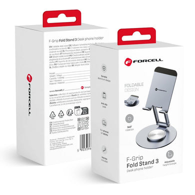 Forcell F-GRIP Fold Stand 3 360 desk holder grey