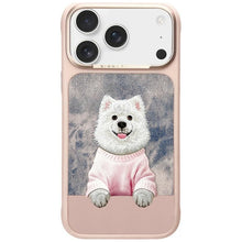 Заредете изображение във визуализатора на галерията – NIMMY case GENTLE PETS SERIES DOG compatible with MagSafe for IPHONE 18 Pro/17 Pro pink
