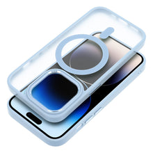 Заредете изображение във визуализатора на галерията – MATTE MAG COVER case compatible with MagSafe for IPHONE 17 Pro blue
