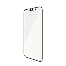 Заредете изображение във визуализатора на галерията – PanzerGlass E2E Microfracture antibacterial glass with blue light filter for iPhone 13 mini - with black frame
