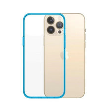 Заредете изображение във визуализатора на галерията – PanzerGlass ClearCase Antibacterial Military Grade Certified Case for iPhone 13 Pro Max - Transparent Blue
