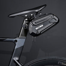 Заредете изображение във визуализатора на галерията – WILDMAN traveling bag under bike saddle with zipper 1,2L XT7 black
