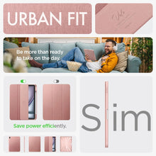 Заредете изображение във визуализатора на галерията – Spigen Urban Fit case for iPad Air 10.9'' 4/5 2020-2022 / 11.6'' 2024 - pink
