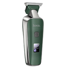 Заредете изображение във визуализатора на галерията – HOCO electric hair clipper with digital display HP23 green
