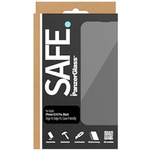 Заредете изображение във визуализатора на галерията – SAFE by PanzerGlass Edge-to-Edge tempered glass for iPhone 12 / 12 Pro - with black frame
