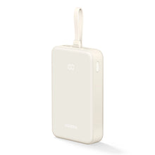 Заредете изображение във визуализатора на галерията – Ugreen PB505 Powerbank 20000mAh 22.5W USB-C USB-A Built-in USB-C Cable - White
