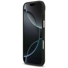 Заредете изображение във визуализатора на галерията – GUESS case for IPHONE 17 Air compatible with MagSafe GUHMP17MP4G4DCSK (PU W/ Strass Logo &amp; Big Strap Metal Buttons) black
