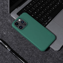 Заредете изображение във визуализатора на галерията – Nillkin Super Frosted Shield Pro Magnetic Case for iPhone 15 Pro Max - blue
