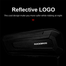 Заредете изображение във визуализатора на галерията – Rockbros B66 waterproof bicycle bag for frame - black
