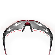 Заредете изображение във визуализатора на галерията – Rockbros 10001 polarizing cycling glasses - black and red

