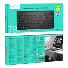 Заредете изображение във визуализатора на галерията – Wireless keyboard 2.4G QWERT Hoco GM70 black
