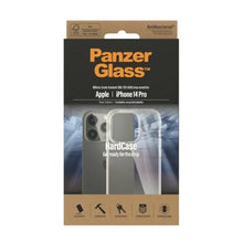 Заредете изображение във визуализатора на галерията – PanzerGlass HardCase antibacterial Military Grade certified case for iPhone 14 Pro - transparent
