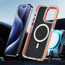Заредете изображение във визуализатора на галерията – FIBER Case comapitble with MagSafe for IPHONE 17 orange
