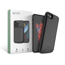 Заредете изображение във визуализатора на галерията – Tech-Protect Battery Pack case for iPhone 6 / 6S / 7 / 8 / SE 2020 / 2022 with 3200mAh power bank - black
