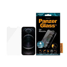 Заредете изображение във визуализатора на галерията – PanzerGlass Standard Super+ antibacterial tempered glass for iPhone 12 / 12 Pro
