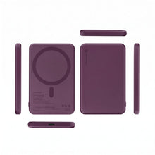 Заредете изображение във визуализатора на галерията – Powerbank compatible with MagSafe Forcell F-Energy Slim F5K9 QC4.0 PD3.0 15W 5000 mAh cherry
