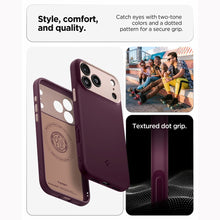 Заредете изображение във визуализатора на галерията – SPIGEN case NANO POP MAG compatible with MagSafe for IPHONE 18 Pro /17 Pro burgundy beam
