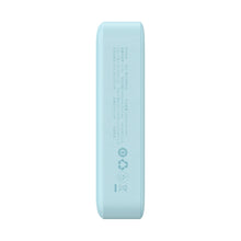Заредете изображение във визуализатора на галерията – Baseus Magnetic Mini 20000 mAh 20W Powerbank - blue + USB-C / USB-C cable
