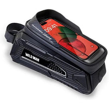 Заредете изображение във визуализатора на галерията – WILDMAN traveling bag for bike frame with zipper 2L (4 &quot;- 7&quot;) M30 black
