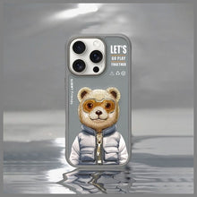 Заредете изображение във визуализатора на галерията – NIMMY case COOL&amp;CUTE 2.0 Bear for IPHONE 16 Pro Max gray
