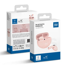 Заредете изображение във визуализатора на галерията – Wireless earbuds BLUE STAR Circle Beat TX3 TWS pink
