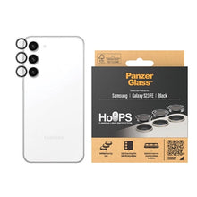 Заредете изображение във визуализатора на галерията – PanzerGlass Hoops Camera protection for Samsung Galaxy S23 FE - with black frame
