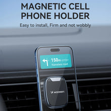 Заредете изображение във визуализатора на галерията – Wozinsky WUMTK magnetic phone holder for car air vent - black

