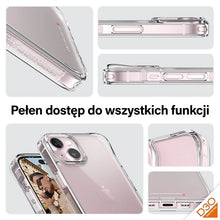 Заредете изображение във визуализатора на галерията – PanzerGlass HardCase with D3O and Military Grade Certification for iPhone 15/14/13 - Transparent
