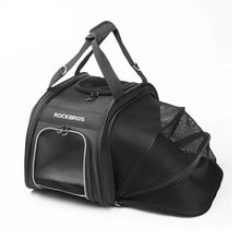 Заредете изображение във визуализатора на галерията – Rockbros 30140028001 transport bicycle bag for cats and dogs - black
