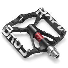 Заредете изображение във визуализатора на галерията – Rockbros 37213071001 Aluminum Alloy Bicycle Pedal Set - Black
