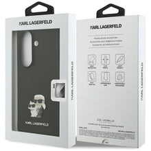 Заредете изображение във визуализатора на галерията – KARL LAGERFELD case for SAMSUNG Z Fold7 KLHCZFD7SAPKCNPK (Saffiano KC PIN) black
