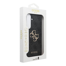 Заредете изображение във визуализатора на галерията – GUESS case for SAMSUNG S26 FE (Leather 4G Metal Logo) black
