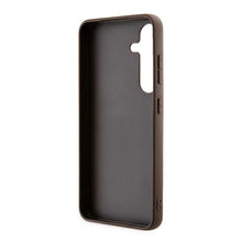 Заредете изображение във визуализатора на галерията – Guess 4G Metal Gold Logo case for Samsung Galaxy S24 - brown
