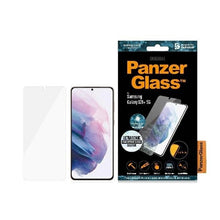 Заредете изображение във визуализатора на галерията – PanzerGlass E2E Microfracture antibacterial glass for Samsung Galaxy S21+ - with black frame
