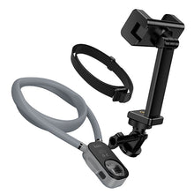 Заредете изображение във визуализатора на галерията – Neck universal phone holder Hoco K30 black gray
