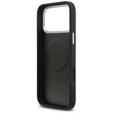 Заредете изображение във визуализатора на галерията – GUESS case for IPHONE 17 Pro Max compatible with MagSafe GUHMP17XPSDTSCMK (PU W/ Triangle Logo) black
