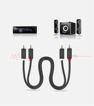 Заредете изображение във визуализатора на галерията – Ugreen AV104 10518 audio cable 2RCA (male) / 2RCA (male) 2m - gray
