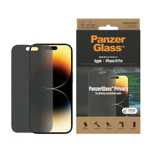Заредете изображение във визуализатора на галерията – PanzerGlass Classic Fit antibacterial privacy glass for iPhone 14 Pro
