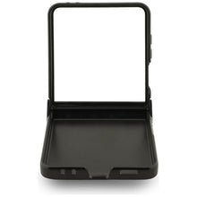 Заредете изображение във визуализатора на галерията – KARL LAGERFELD case for SAMSUNG Z Flip7 compatible with MagSafe KLHMZF7PSMLRKCK (PU K&amp;C PINS) black
