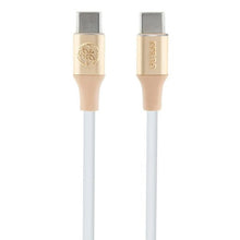 Заредете изображение във визуализатора на галерията – Guess Ebossed Logo USB-C / USB-C Cable 1.5m Fast Charging - Gold
