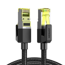 Заредете изображение във визуализатора на галерията – Ugreen NW150 30791 Ethernet RJ45 Cat 7 10Gbps 10m Cable - Black
