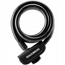 Заредете изображение във визуализатора на галерията – Rockbros RKS515-BK bicycle lock with 1.1 m key - black
